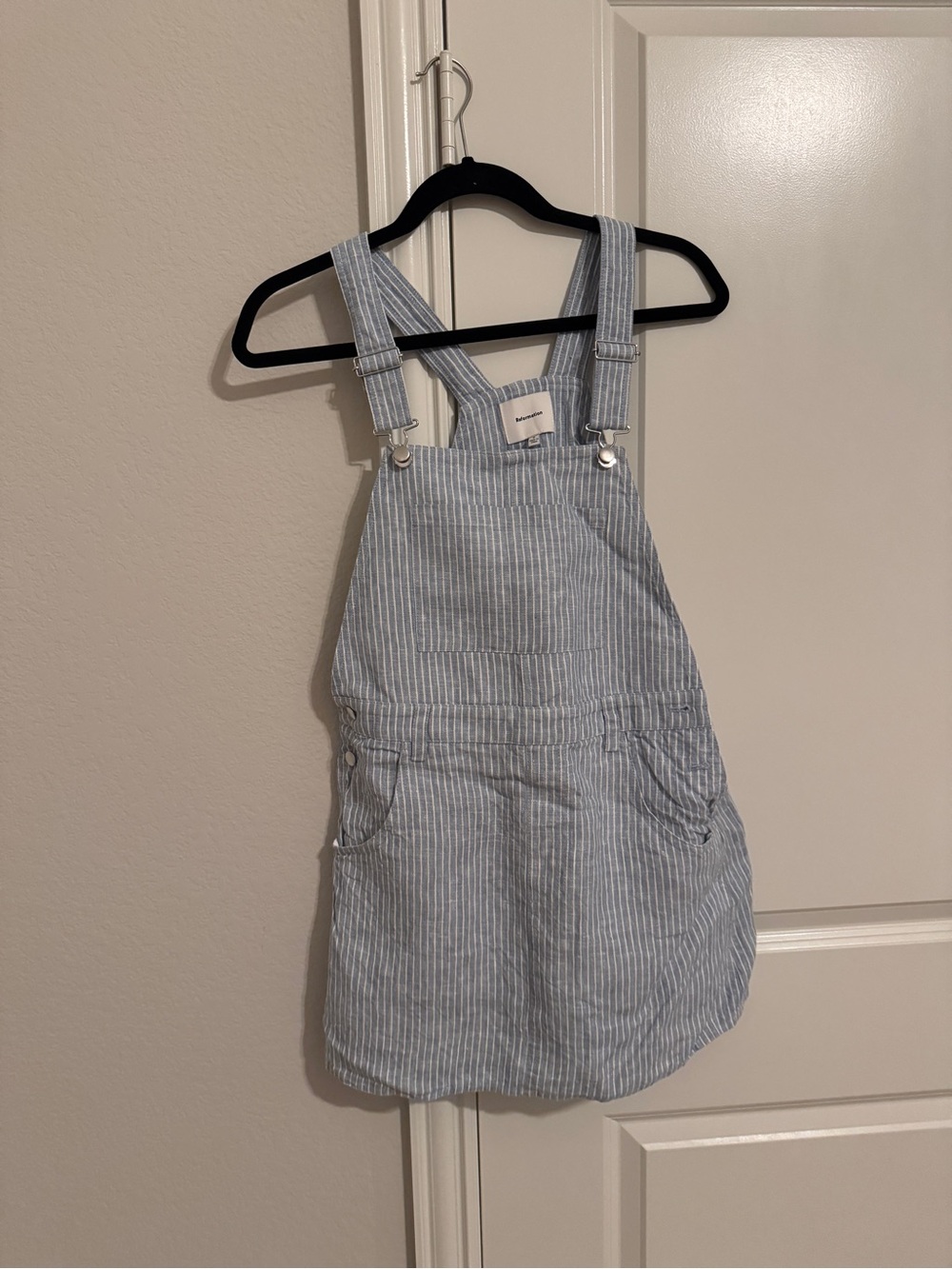 Reformation striped Darcie Linen Dress size 6